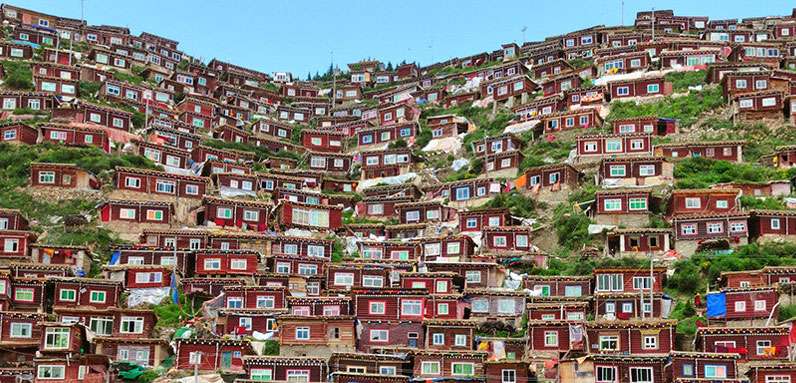 Houses in tibet